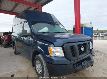 2020 NISSAN NV CARGO NV2500 HD SV HIGH ROOF V6 Blue  Gasoline 1N6BF0LY3LN802670 photo #1