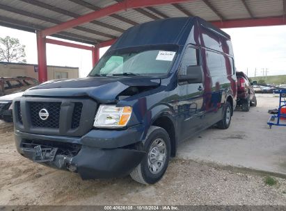 2020 NISSAN NV CARGO NV2500 HD SV HIGH ROOF V6 Blue  Gasoline 1N6BF0LY3LN802670 photo #3