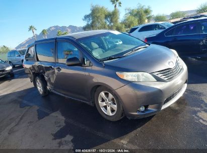 2011 TOYOTA SIENNA BASE V6 Gray  Gasoline 5TDZK3DC9BS175869 photo #1