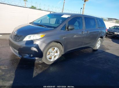 2011 TOYOTA SIENNA BASE V6 Gray  Gasoline 5TDZK3DC9BS175869 photo #3