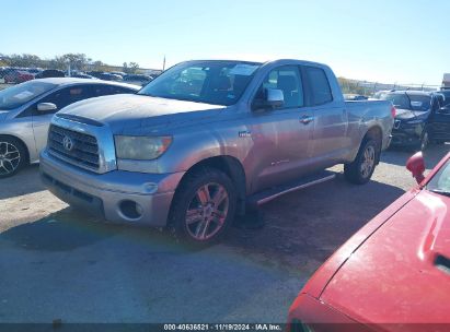 2007 TOYOTA TUNDRA LIMITED 5.7L V8 Silver  Gasoline 5TFRV58167X020290 photo #3