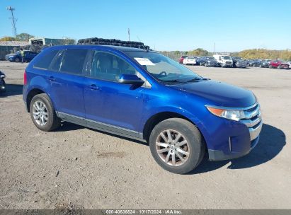 2013 FORD EDGE SEL Blue  Gasoline 2FMDK4JC7DBA88816 photo #1