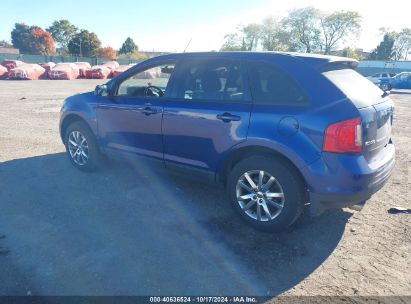 2013 FORD EDGE SEL Blue  Gasoline 2FMDK4JC7DBA88816 photo #4