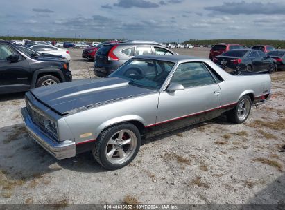 1986 CHEVROLET EL CAMINO Silver  Gasoline 3GCCW80Z2GS901172 photo #3