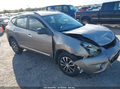 2014 NISSAN ROGUE SELECT S Gray  Gasoline JN8AS5MT8EW607045 photo #1