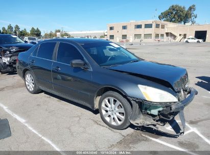 2007 HONDA ACCORD 3.0 SE Dark Blue  Gasoline 1HGCM66467A091649 photo #1