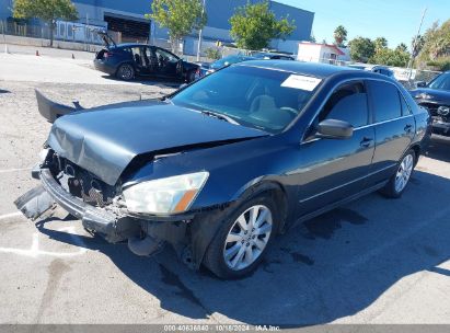 2007 HONDA ACCORD 3.0 SE Dark Blue  Gasoline 1HGCM66467A091649 photo #3