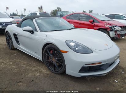 2019 PORSCHE 718 BOXSTER GTS Gray  Gasoline WP0CB2A84KS228145 photo #1