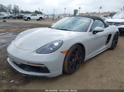 2019 PORSCHE 718 BOXSTER GTS Gray  Gasoline WP0CB2A84KS228145 photo #3