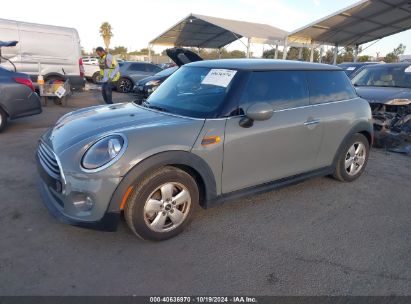 2019 MINI HARDTOP COOPER Gray  Gasoline WMWXP5C57K2H31255 photo #3