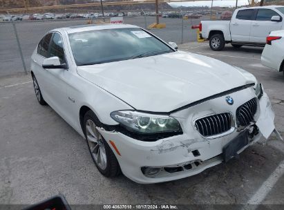 2016 BMW 528I White  Gasoline WBA5A5C56GD526902 photo #1