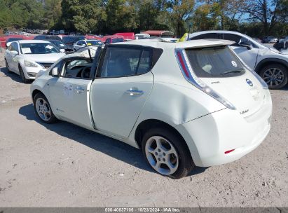 2012 NISSAN LEAF SL White  Electric JN1AZ0CP1CT019486 photo #4