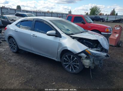 2017 TOYOTA COROLLA SE Silver  Gasoline 5YFBURHE9HP661237 photo #1