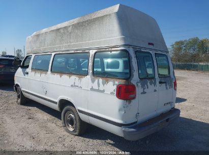 2001 DODGE RAM VAN White  Gasoline 2B6LB31Z21K513163 photo #4