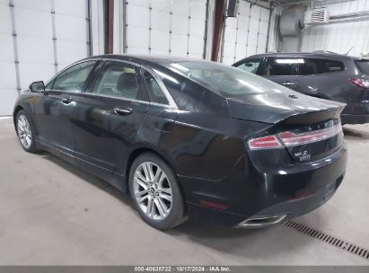 2015 LINCOLN MKZ HYBRID Black  Hybrid 3LN6L2LU7FR614057 photo #4