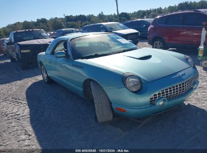 2002 FORD THUNDERBIRD Teal  Gasoline 1FAHP60A92Y115359 photo #1