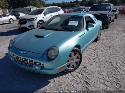 2002 FORD THUNDERBIRD Teal  Gasoline 1FAHP60A92Y115359 photo #3