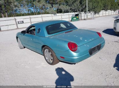 2002 FORD THUNDERBIRD Teal  Gasoline 1FAHP60A92Y115359 photo #4