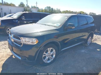 2011 DODGE DURANGO CREW Green  Flexible Fuel 1D4RE4GG8BC599530 photo #3