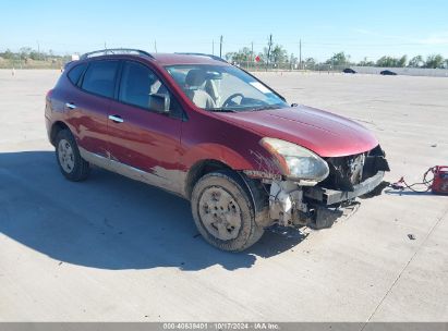 2014 NISSAN ROGUE SELECT S Red  Gasoline JN8AS5MT3EW606336 photo #1