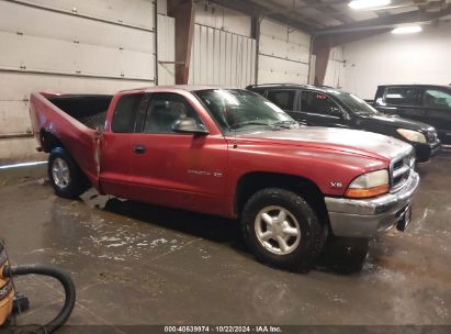 1999 DODGE DAKOTA SLT/SPORT Red  Gasoline 1B7GL22X0XS287334 photo #1