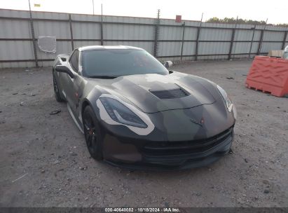 2017 CHEVROLET CORVETTE STINGRAY Black  Gasoline 1G1YF2D79H5117300 photo #1