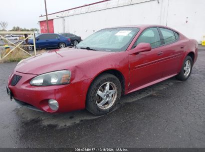 2004 PONTIAC GRAND PRIX GT1 Red  Gasoline 2G2WP522641308841 photo #3