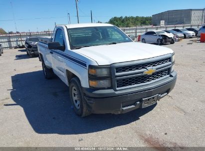 2014 CHEVROLET SILVERADO 1500 WORK TRUCK 1WT White  Gasoline 1GCNCPEH2EZ328771 photo #1