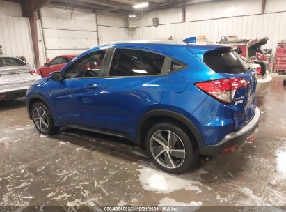 2022 HONDA HR-V AWD EX-L Blue  Gasoline 3CZRU6H78NM726316 photo #4