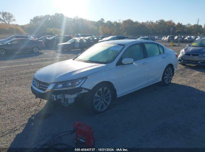 2015 HONDA ACCORD SPORT White  Gasoline 1HGCR2F51FA041355 photo #3