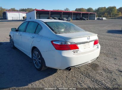 2015 HONDA ACCORD SPORT White  Gasoline 1HGCR2F51FA041355 photo #4