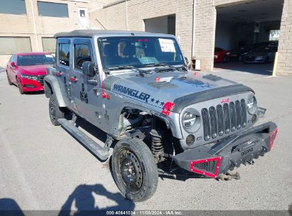 2015 JEEP WRANGLER UNLIMITED SPORT Gray  flexible fuel 1C4BJWDG7FL587014 photo #1