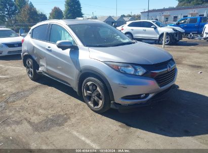 2018 HONDA HR-V EX-L Silver  Gasoline 3CZRU5H71JM705344 photo #1