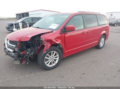 2015 DODGE GRAND CARAVAN SXT Red  Flexible Fuel 2C4RDGCG5FR603828 photo #3