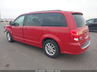 2015 DODGE GRAND CARAVAN SXT Red  Flexible Fuel 2C4RDGCG5FR603828 photo #4