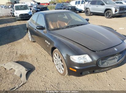 2008 MASERATI QUATTROPORTE BASE AUTOMATIC/EXECUTIVE GT AUTOMATIC/SPORT GT S AUTOMATIC Black  Gasoline ZAMFE39A980033157 photo #1