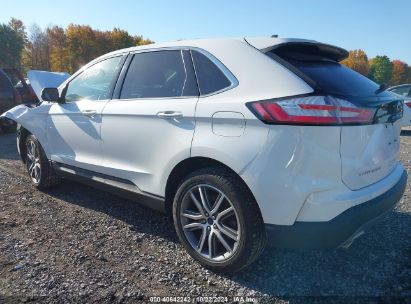 2022 FORD EDGE TITANIUM White  Gasoline 2FMPK4K92NBB17219 photo #4