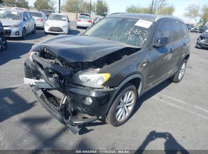 2013 BMW X3 XDRIVE28I Black  Gasoline 5UXWX9C58D0A09652 photo #3