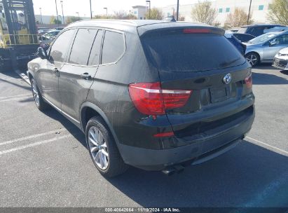 2013 BMW X3 XDRIVE28I Black  Gasoline 5UXWX9C58D0A09652 photo #4