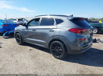 2019 HYUNDAI TUCSON NIGHT Black  Gasoline KM8J33AL4KU020104 photo #4