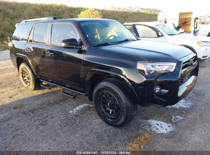 2021 TOYOTA 4RUNNER SR5 Black  Gasoline JTEEU5JR6M5237522 photo #1