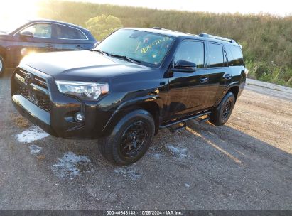 2021 TOYOTA 4RUNNER SR5 Black  Gasoline JTEEU5JR6M5237522 photo #3