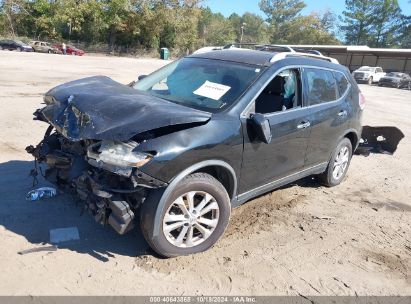 2015 NISSAN ROGUE SV Black  Gasoline KNMAT2MV0FP549257 photo #3