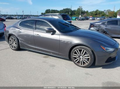 2016 MASERATI GHIBLI Gray  Gasoline ZAM57XSA2G1175642 photo #1