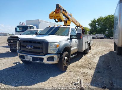 2015 FORD F-450 CHASSIS XL White  Diesel 1FDTF4HT8FEA21543 photo #1