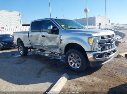 2017 FORD F-250 LARIAT Silver crew pic diesel 1FT7W2BT2HEC29908 photo #1