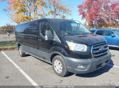 2020 FORD TRANSIT-250 CARGO VAN Black  Gasoline 1FTBR1Y81LKA46900 photo #1