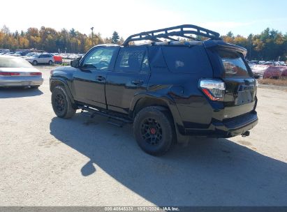 2022 TOYOTA 4RUNNER TRD PRO Black  Gasoline JTELU5JR7N6037476 photo #4