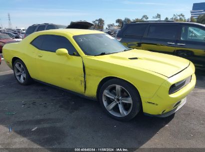 2015 DODGE CHALLENGER SXT Yellow  Flexible Fuel 2C3CDZAG2FH787804 photo #1