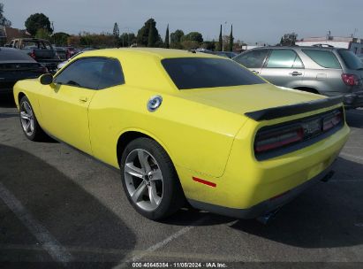 2015 DODGE CHALLENGER SXT Yellow  Flexible Fuel 2C3CDZAG2FH787804 photo #4